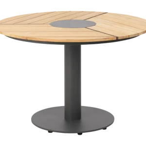 Gartentisch Peace Ø 110 cm rund Teakholz Super-Preis